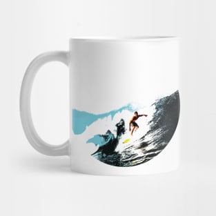 Texas Style Lone Surfer Mug